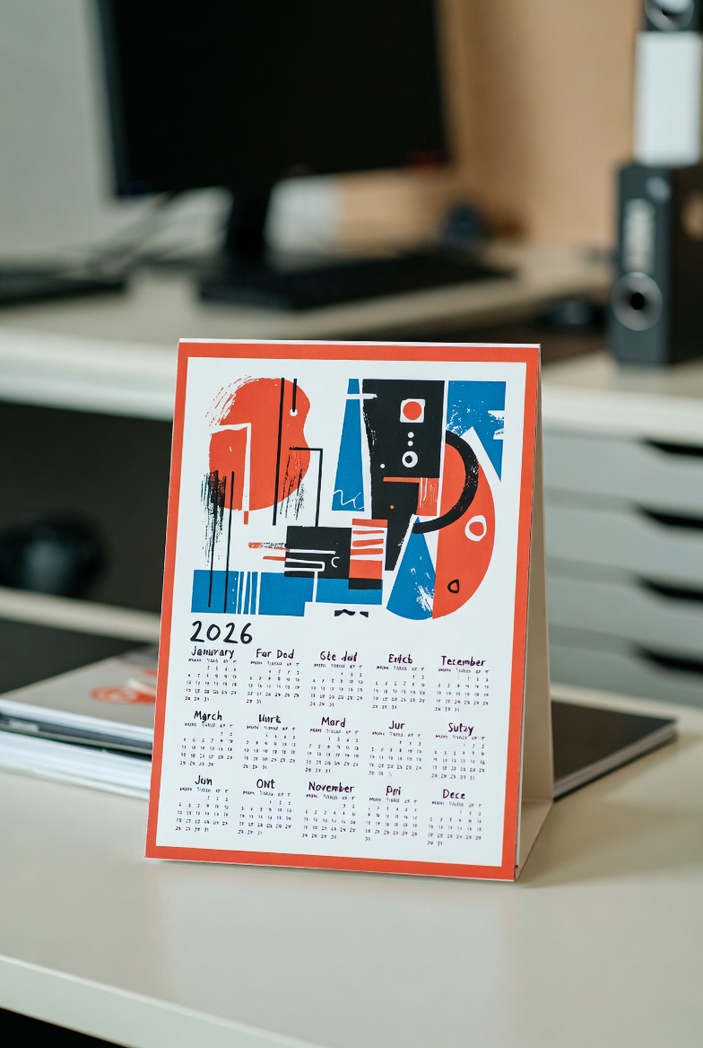 Επιτραπέζιο ημερολογιο μονόφυλλο